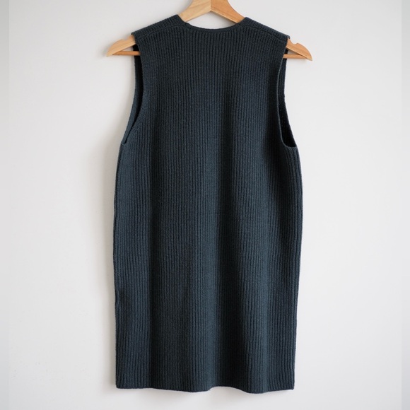 Lemaire wool vest Uniqlo premium lambswool sleeveless sweater - Picture 6 of 7